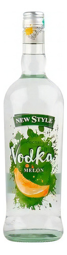 Botella De Vodka New Style Coctel Melón 1000 Ml