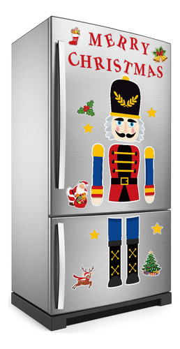Juego De 30 Imanes Para Refrigerador De Navidad, Cascanuece