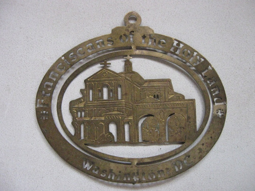 Medalla De Bronce Franciscanos De Tierra Santa, Whashington