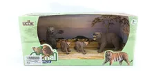 Comprar Playsets animal world familia oso marrón pack x 4