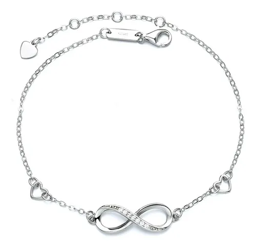 comprar Pulsera De Plata 925 Para Mujer Con Símbolo De Amor Infinito