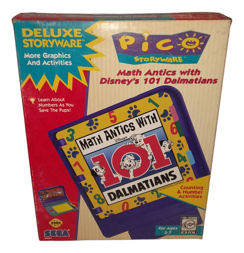 Math Antics With Disneys 101 Dalmatians Videojuego Sega Pico (Usado)