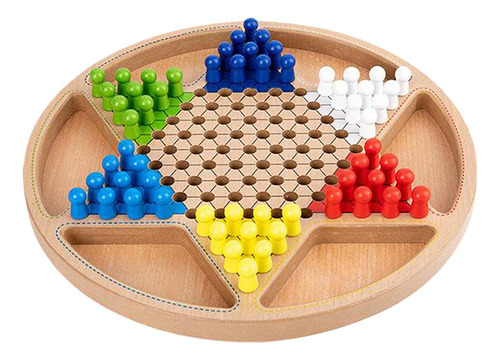 2 En 1 Halma Juego De Mesa Educativo De Damas Chinas Estilo1