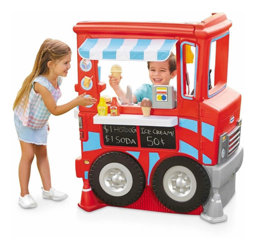 Camión De Juegos Little Tikes Mga Food Truck 2 En 1
