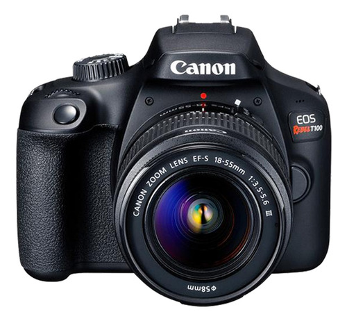 Camara Canon Eos Rebel T100 + Lente 18-55mm Dc Iii