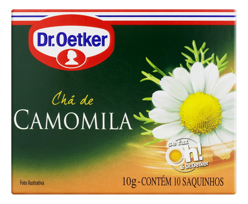 Chá Camomila Dr. Oetker Caixa 10g 10 Unidades