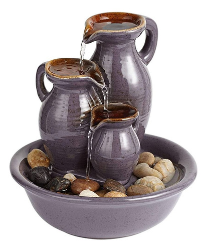 John Timberland Triple Jug Indoor-outdoor 8 1/4  High Table