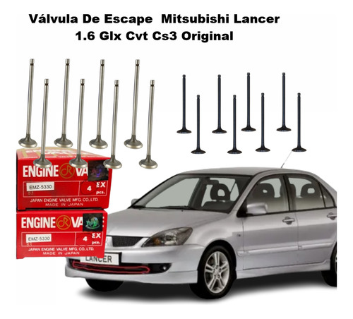 Válvula De Escape  Mitsubishi Lancer 1.6 Glx Cvt Cs3 Origina