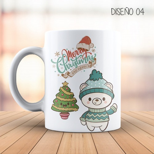 Imagen 4 de 9 de Caja De 36 Tazas Navideñas 12 Modelos Diferentes