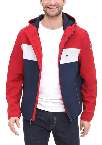 Casaca Tommy Hilfiger Hombre Interior Polar Con Capucha