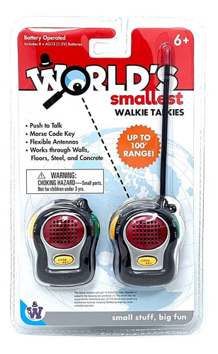 F&t Walky Talkies Mas Pequenos Del Mundo