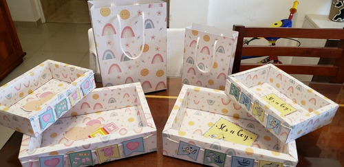 Kit Día Del Niño Bolsitas Y Bandejas Imprimibles