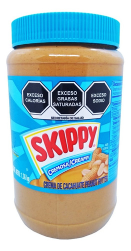 Crema De Cacahuate Skippy  Cremosa 1.36 Kg