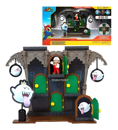 Super Mario Juego Mansion Deluxe  Playset Nintendo