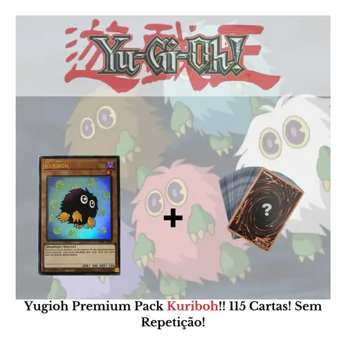 Yugioh Premium Pack Kuriboh! + 115 Cartas Sem Repetição
