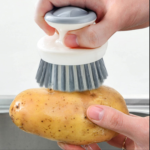 Cepillo De Cocina Multiusos Con Mango Para Platos O Ollas