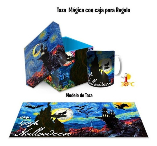 Taza Magica, Van Gogh, Y Estuche De Mader, Envio