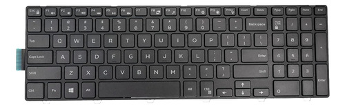 Teclado Us Layout De Repuesto Dell Inspiron 15 3541 354...