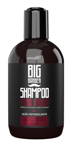 Shampoo Para Barba Big Barber 250ml Atacado Com 2 Unidades