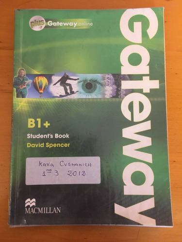 Libro: Gateway B1+ Student's Book ( Macmillan)