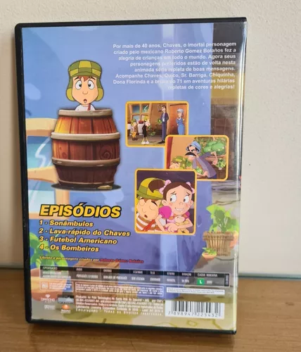 DVD Chaves em Desenho Animado Vol. 3 - Lacrado