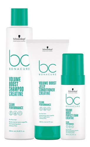 Bonacure Kit Clean Performance Volume Boost Trio