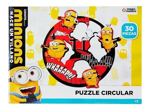 Minions Nace Un Villano Puzzle Circular 30 Pzs