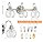 Lámpara 3 Luces Baño Aplique Pared Vidrio Transparente E26