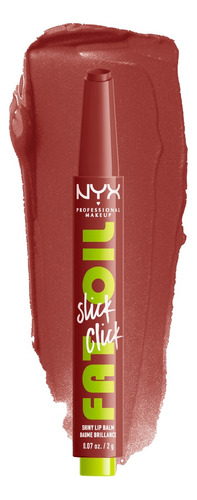 NYX Professional Makeup Fat Oil Slick Click Brillo En Gloss De Labios Color Going Viral