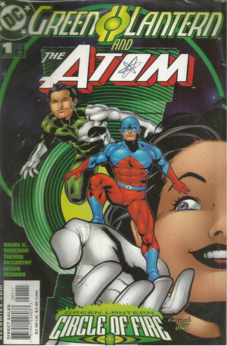 Green Lantern And The Atom N° 01 - Em Inglês - Editora Dc - Formato 17 X 26 - Capa Mole - 2000 - Bonellihq Cx02 Abr24