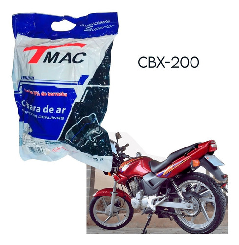 Imagem 6 de 10 de Camara De Ar Aro 18 Cg 125 150 160 Ybr Yes- 90 90 18 Mg18