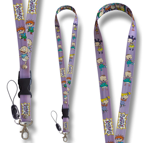 Lanyard Porta Gafete Porta Credencial Rugrats