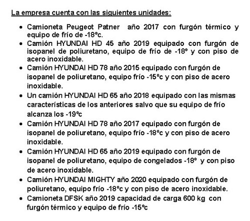 Imagen 5 de 9 de Transportes Refrigerados, Congelados Y Sin Frio