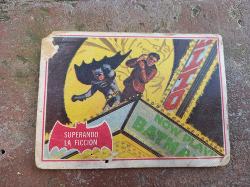 F- Figurita Batman Tarjeta Año 1966 N.44