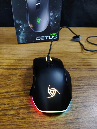 Imagen 2 de 9 de Mouse Gaming Vsg Cetus Modular Rgb, Macros Y Software