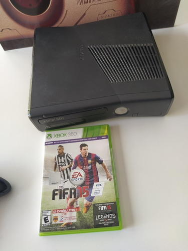 Xbox 360 Slim Original + Juego + Joystick + Fuente 220v