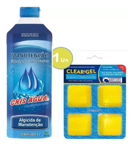 Kit Agua Cristalina - Manutenção E Clear Gel