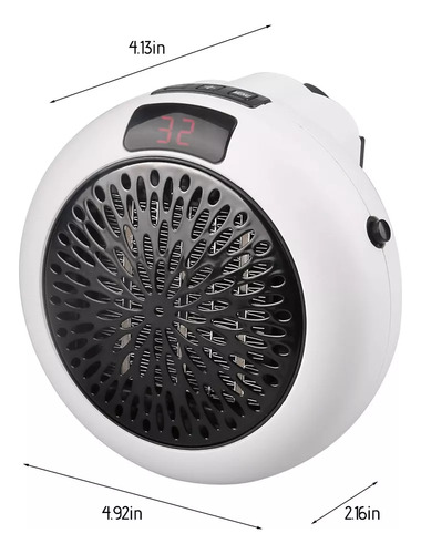 Calefactor De Sobremesa Portátil Multifuncional Con Ventilad