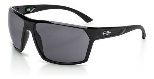 Gafas de sol Mormaii Storm M0079 A14 71, color negro, marco negro, color varilla negra, color lente negra, color gris, diseño cuadrado