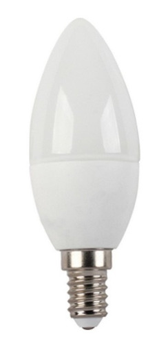 Pack 10 Unidades Ampolleta Led Vela 6w E14 Calida 3000k