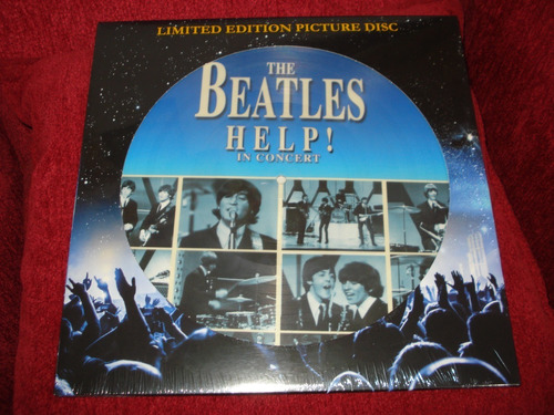 Vinilo The Beatles / Help In Concert (nuevo) Numerado Pictur