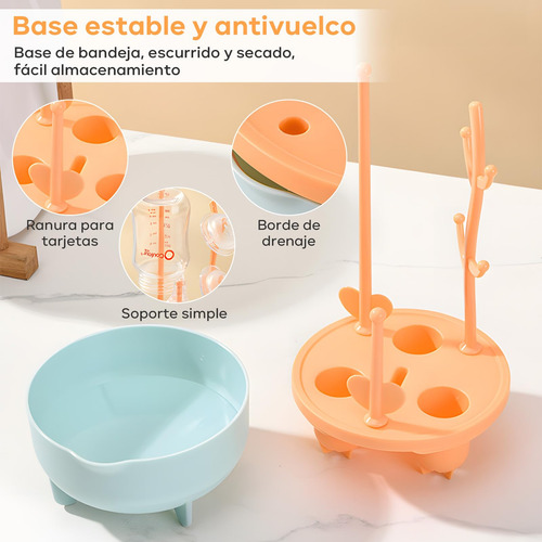 Cepillo Para Biberones De Silicona 5 En 1 Multifunción