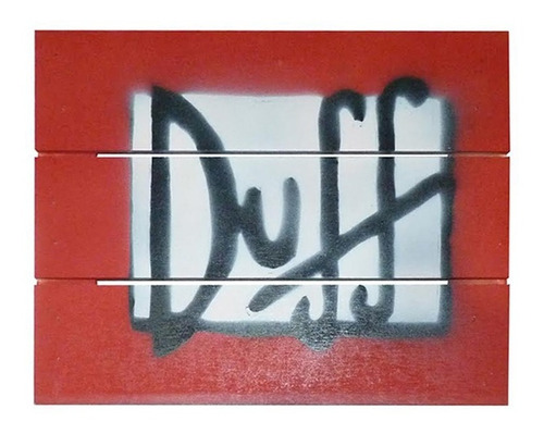 Placa Decorativa Duff Cerveja