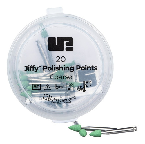 Pulidores Ultradent Jiffy Grano Grueso X20 892 Odontologia