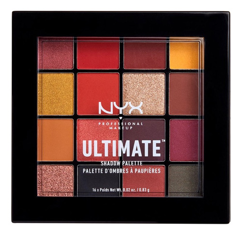 Paleta De Sombras Ojos Maquillaje Nyx Ultimate Phoenix