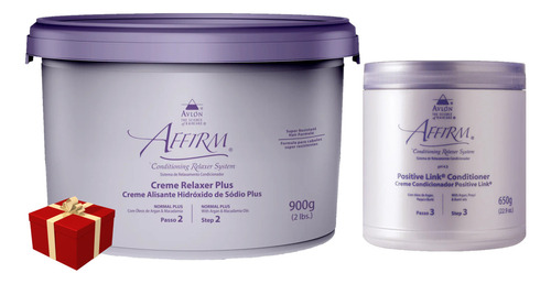 Avlon Affirm Sódio Normal Plus 900g + Positive Link 650g