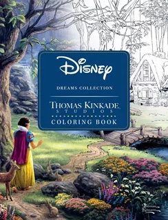 Thomas Kinkade Disney Libro Para Colorear