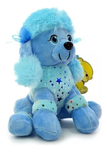 Peluche Perro Mediano 20 Cm Perrito Poodle Con Estrellas Edu