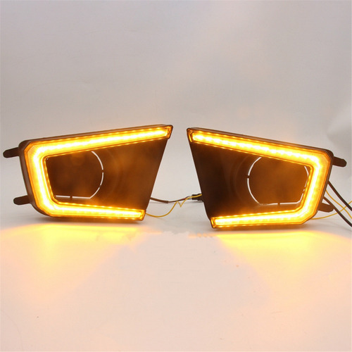 Para Toyota Dynamic Turn Signal Car Drl Led De Conducción Di