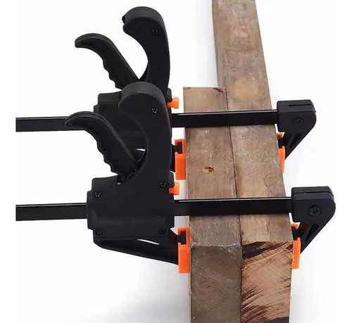 Abrazaderas De Carpintería Tipo F De 6 Piezas De 4 Pulgadas